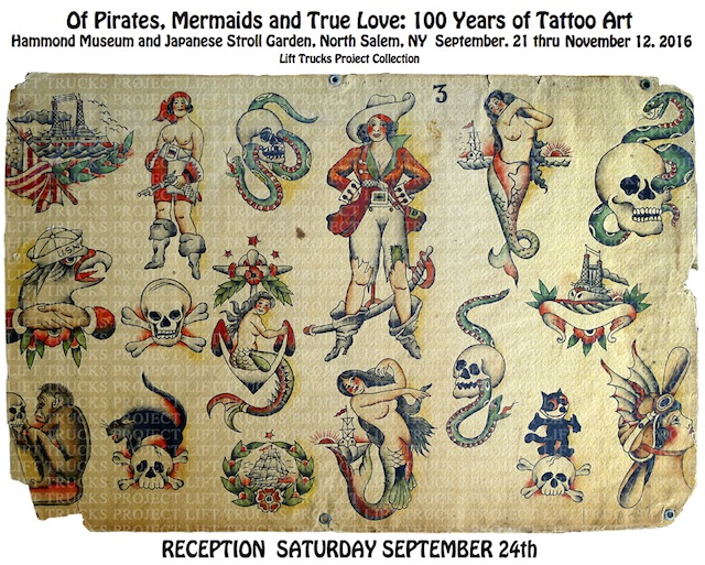 Of Pirates, Mermaids and True Love: 100 Years of Tattoo Art | Lift Trucks Tattoo Flash Art Collection
