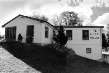 Lift Trucks Art building exterior, Route 22, Croton Falls Westchester NY